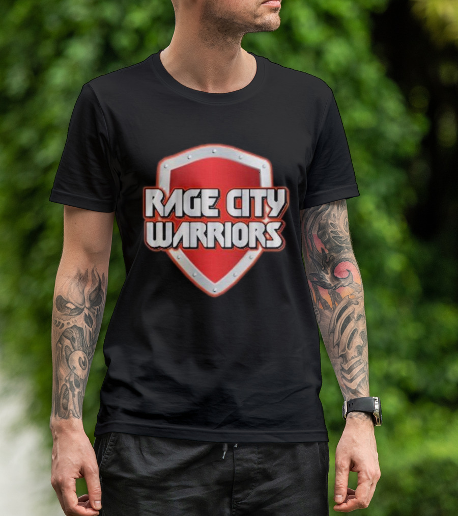 Rage City Warriors Shield Emblem T-Shirt