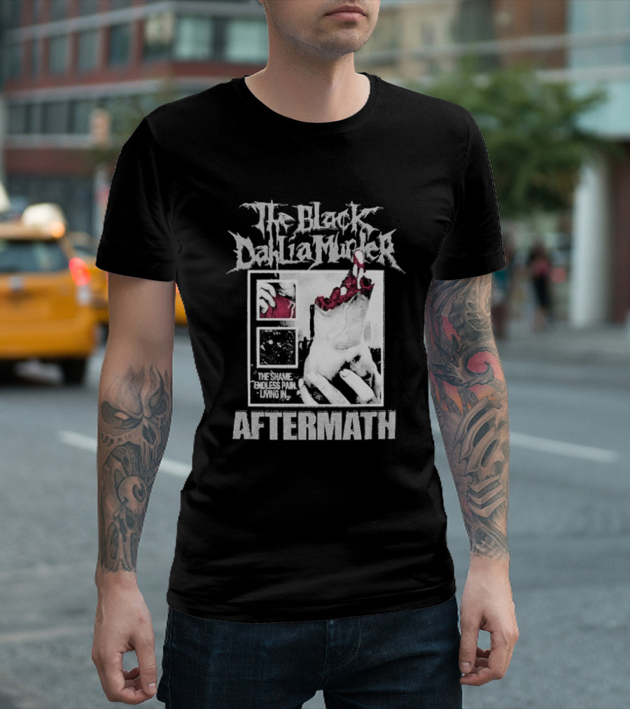 The Black Dahlia Murder The Shame Embless Pain Living In Aftermath T-Shirt