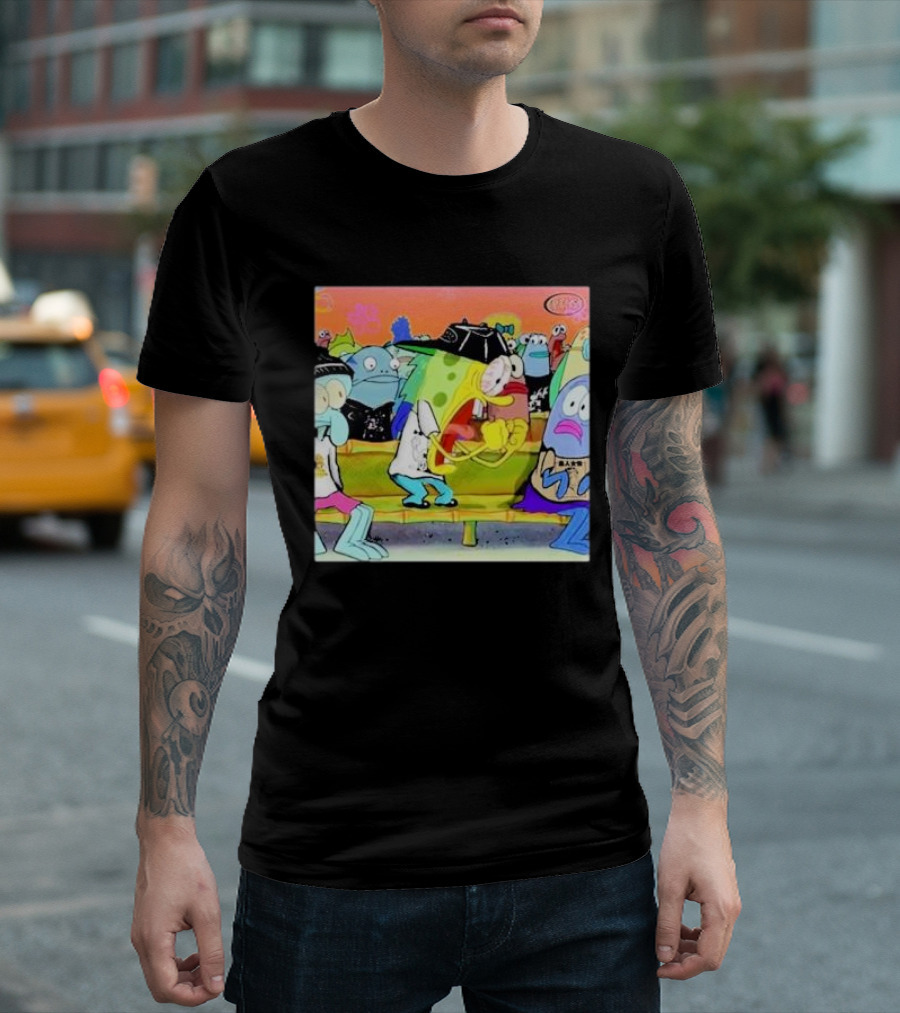 Zaynah Bear PWC Spongebob Yelling Meme T-Shirt