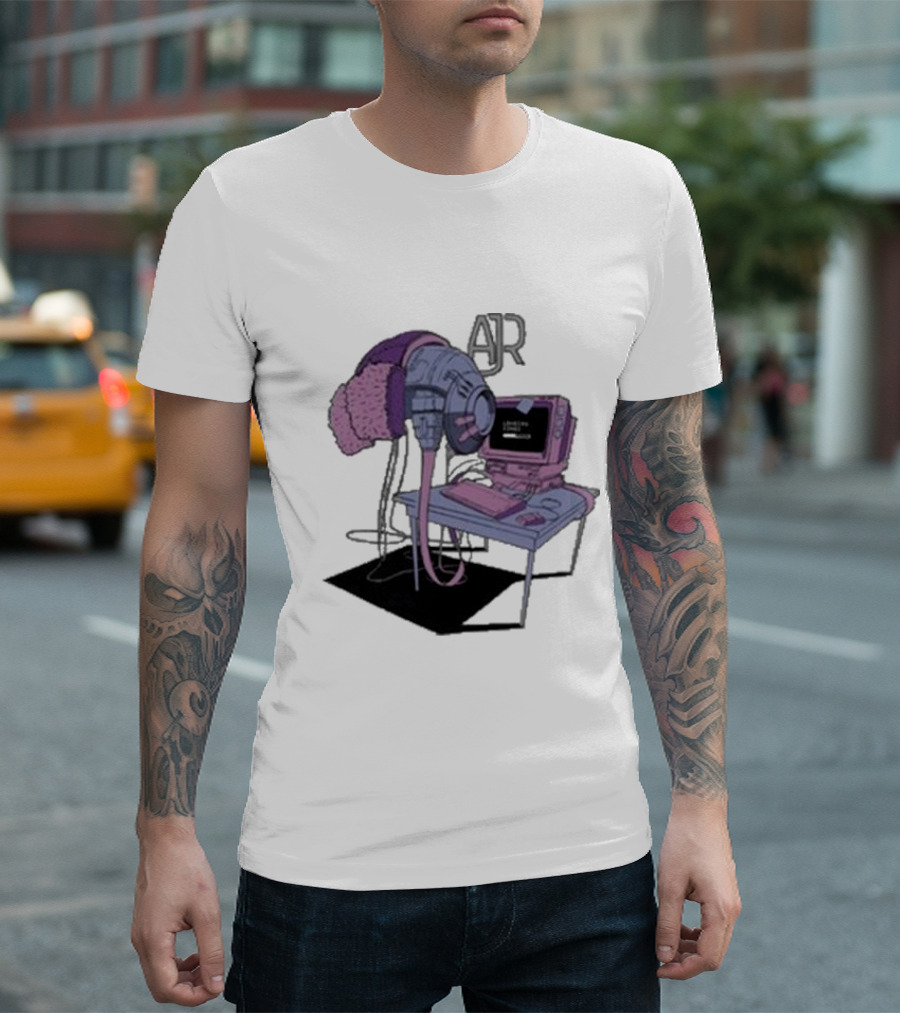 AJR Loading Songs Concert Retro Computer Setup T-Shirt