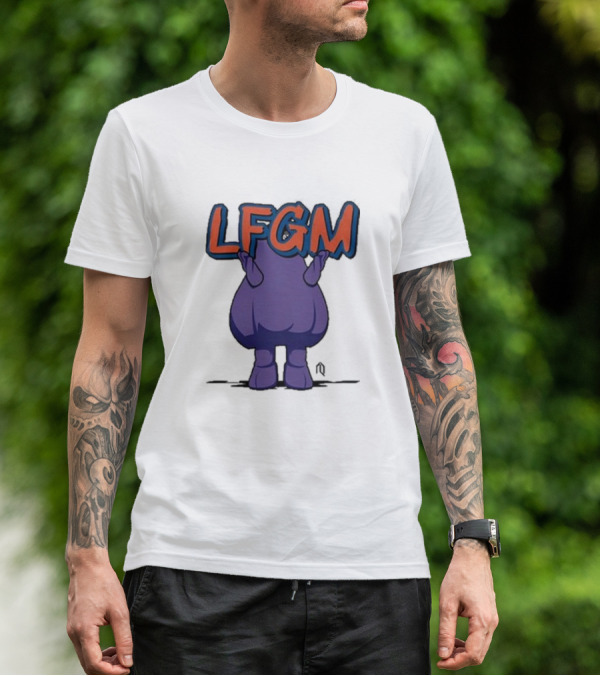Athlete Logos LFGM Grimace Character T-Shirt