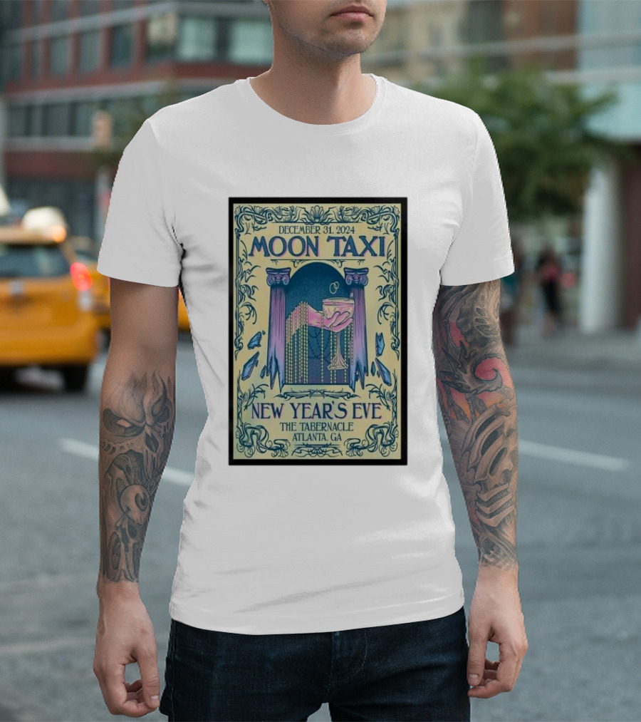 Moon Taxi New Year's Eve The Tabernacle Atlanta GA December 31 T-Shirt