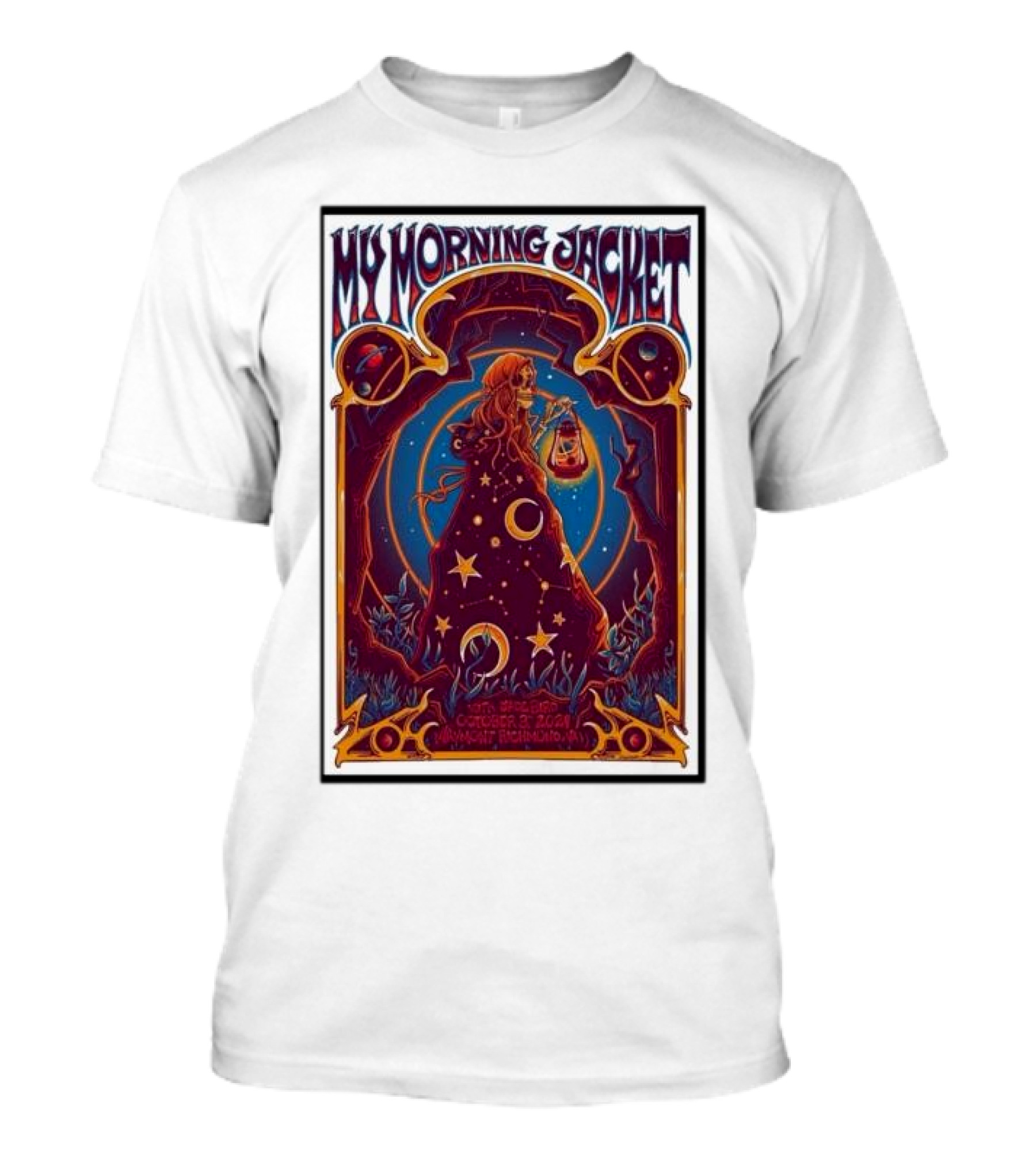 My Morning Jacket Maymont Richmond VA October 3 2024 Tour Moon And Stars T-Shirt