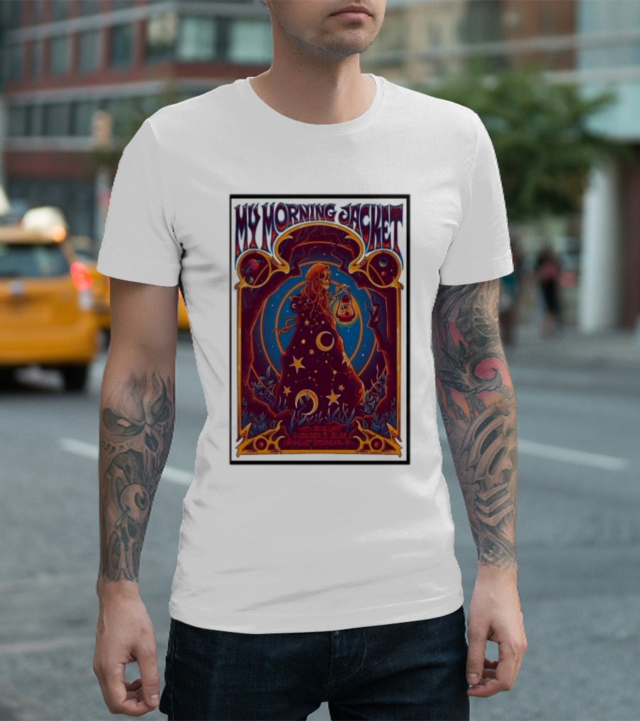 My Morning Jacket Maymont Richmond VA October 3 2024 Tour Moon And Stars T-Shirt
