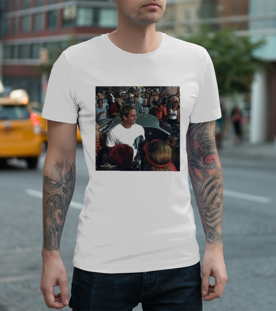 Paul Walker 51st Birthday Celebration Scene T-Shirt