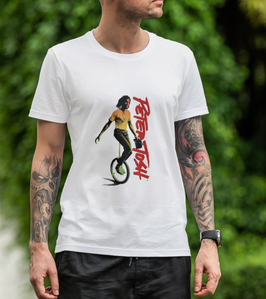 Peter Tosh Unicycle Ride Musician T-Shirt