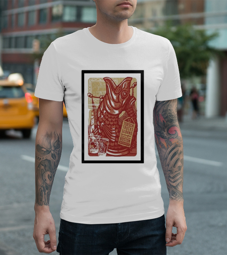 Tedeschi Trucks Band Oct 1 2024 MGM Music Hall Boston Fish T-Shirt