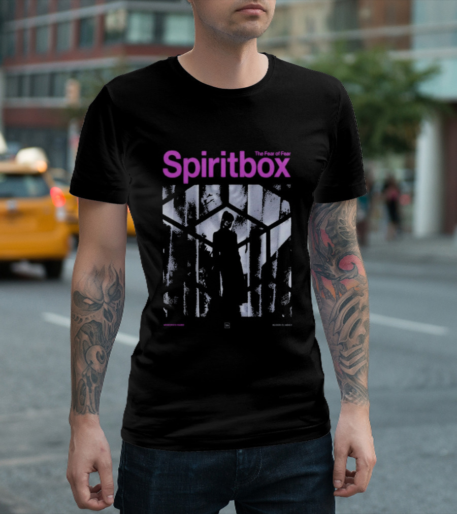 Spiritbox The Fear Of Fear Woman Silhouette Geometric Window T-Shirt