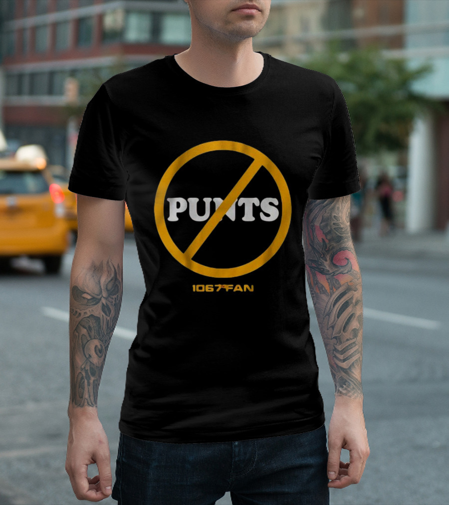 Washington Football 106.7 Fan No Punts T-Shirt