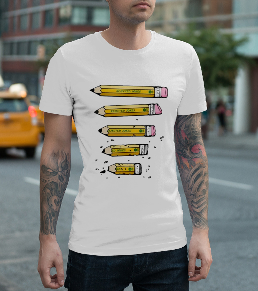 Rejected Jokes Pencil Series Ben Schwartz T-Shirt