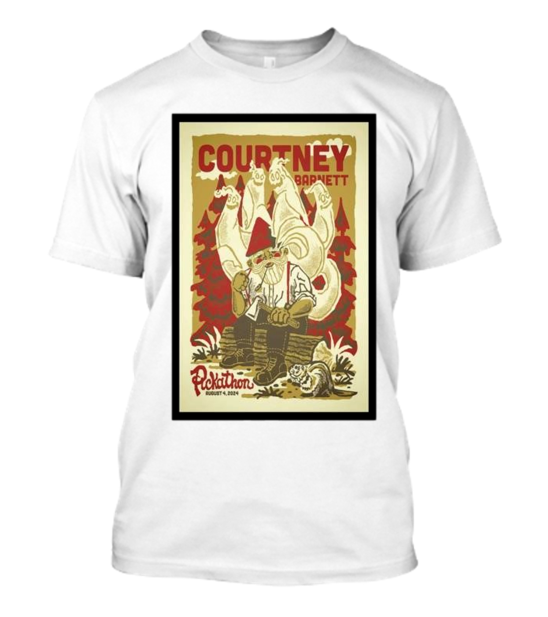 Pickathon Courtney Barnett August 4 2024 Pendarvis Farm Happy Valley Forest T-Shirt