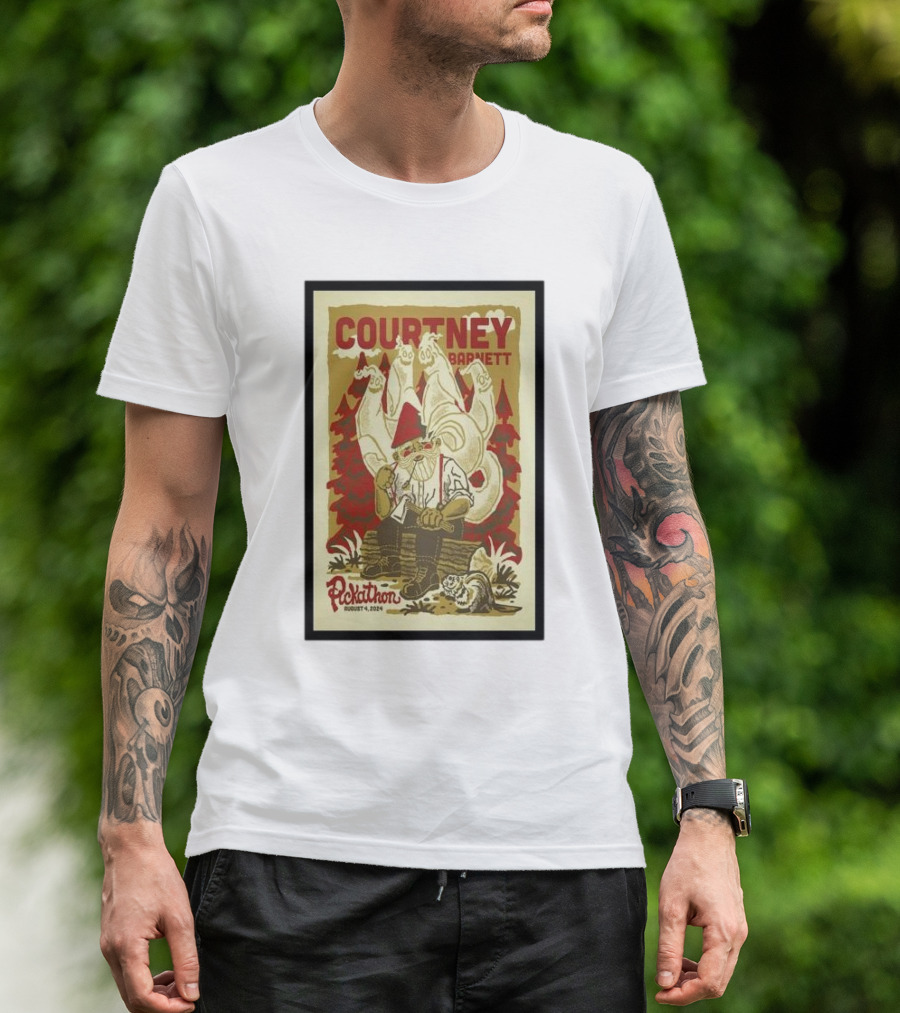 Pickathon Courtney Barnett August 4 2024 Pendarvis Farm Happy Valley Forest T-Shirt