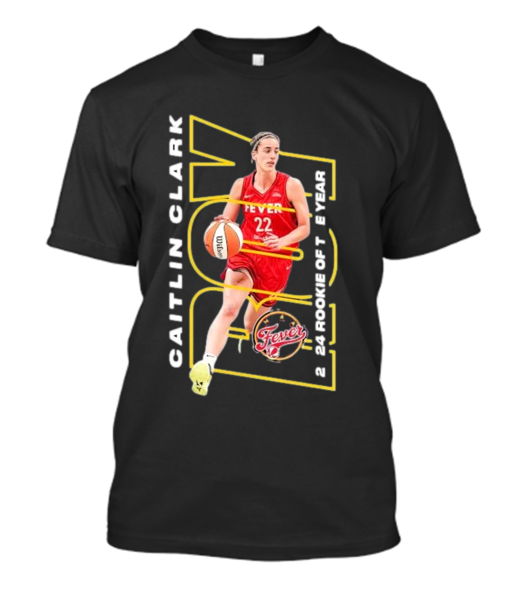 Caitlin Clark Indiana Fever 2024 Rookie Of The Year T-Shirt