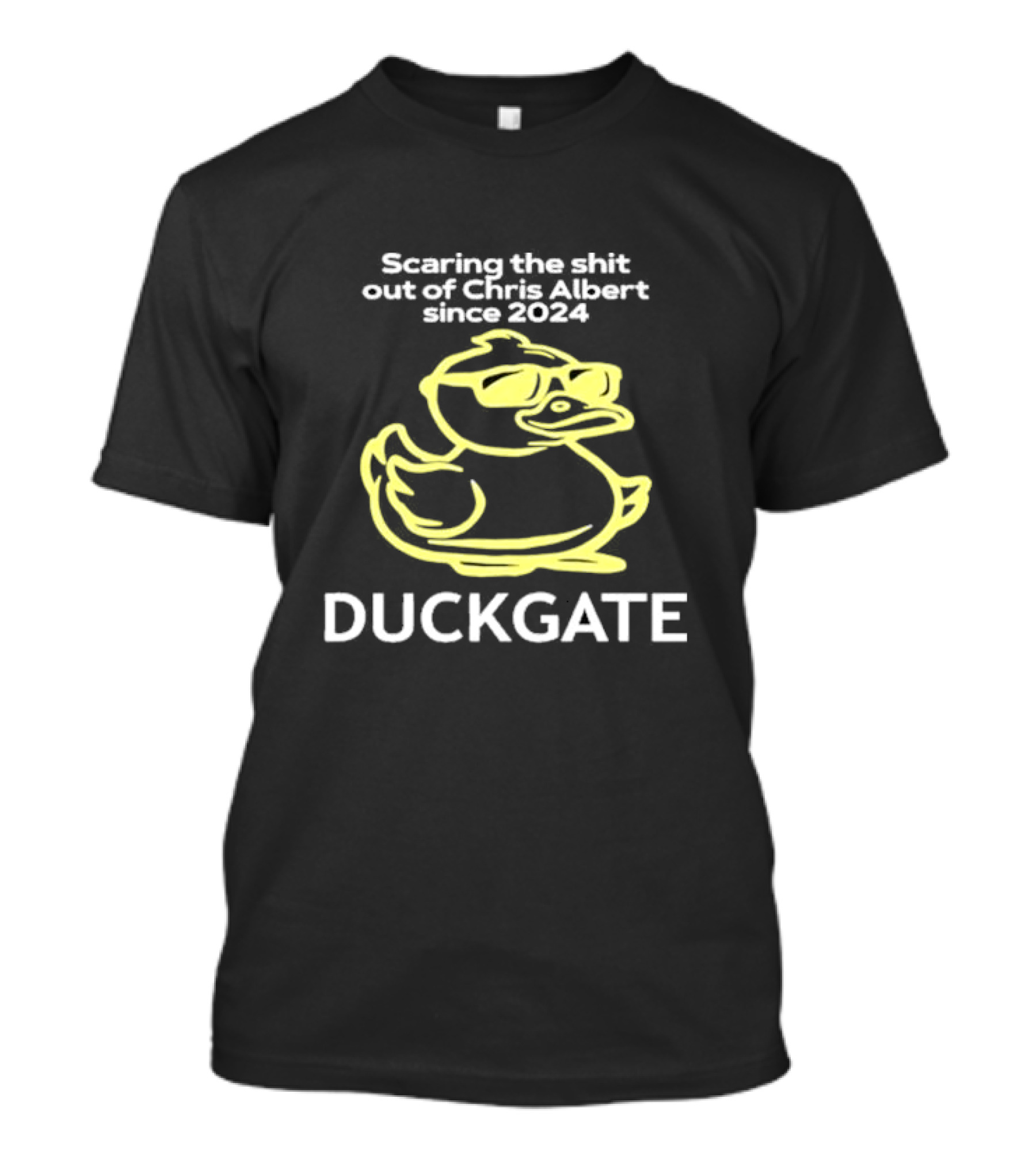 Deanna Corby Scaring The Shit Out Of Chris Albert Since 2024 Duckgate T-Shirt