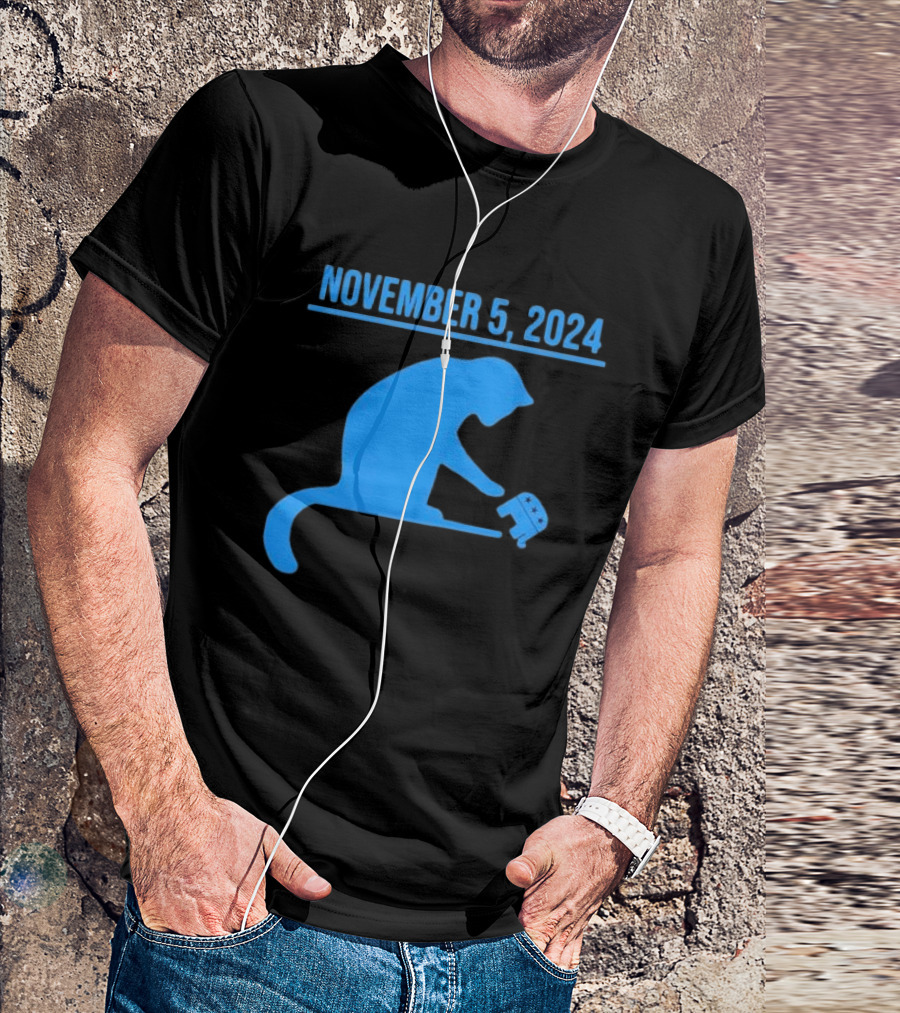 November 5 2024 Cat With Elephant T-Shirt