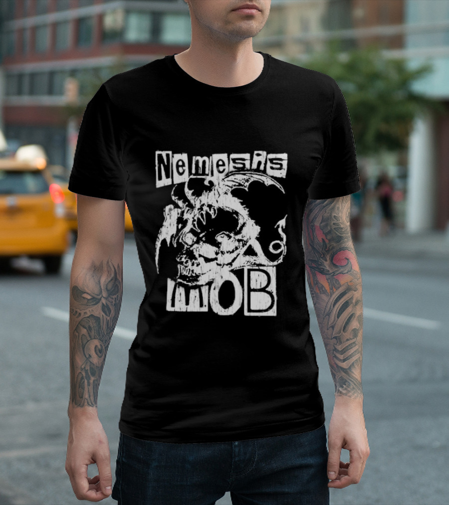 Nemesis Mob Skull Dragon T-Shirt