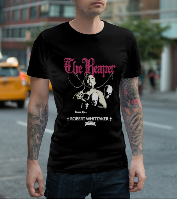 The Reaper Time's Up Robert Whittaker UFC T-Shirt