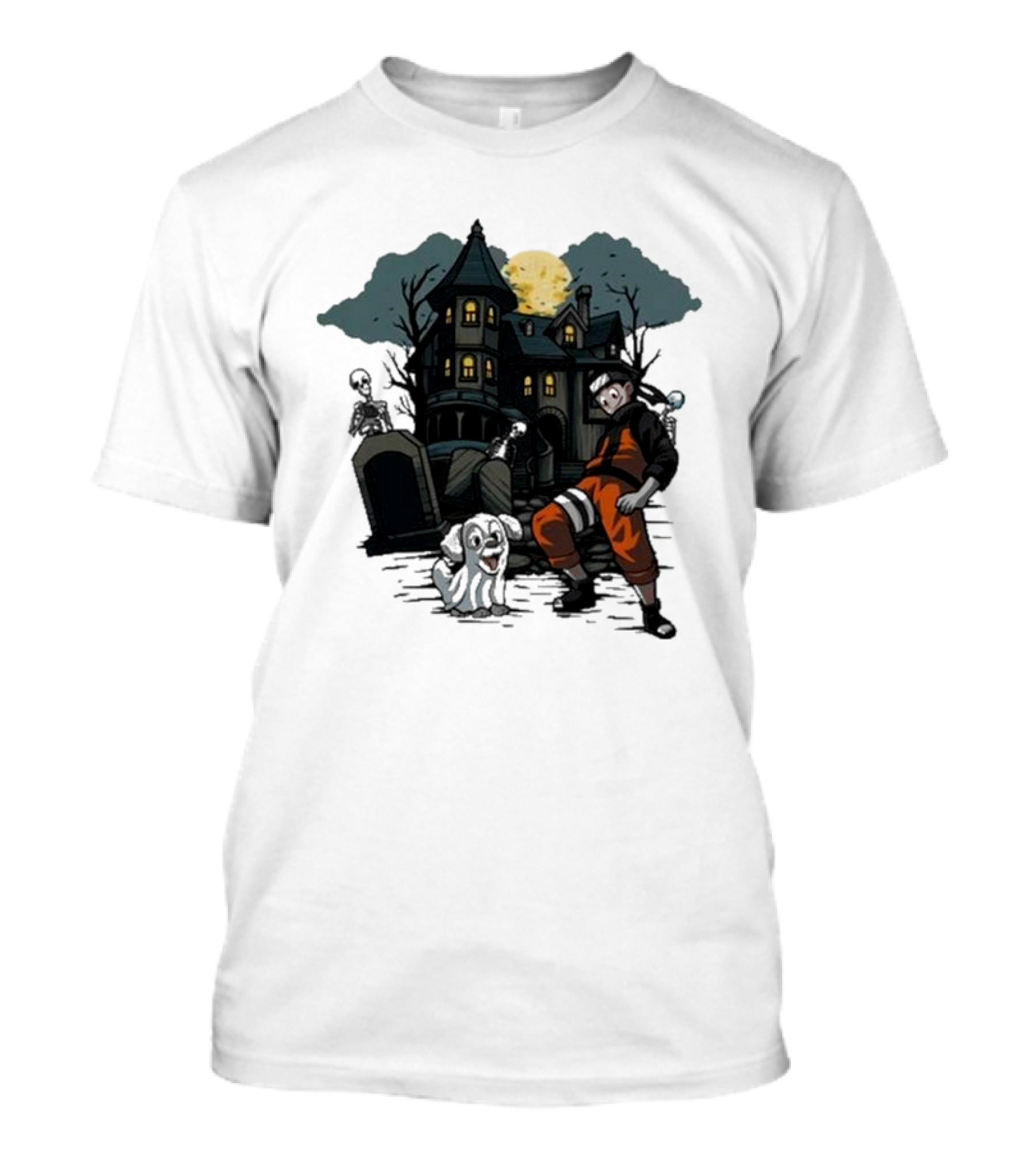 Trellirelli Spooky Night Trelli Halloween Haunted House Adventure T-Shirt