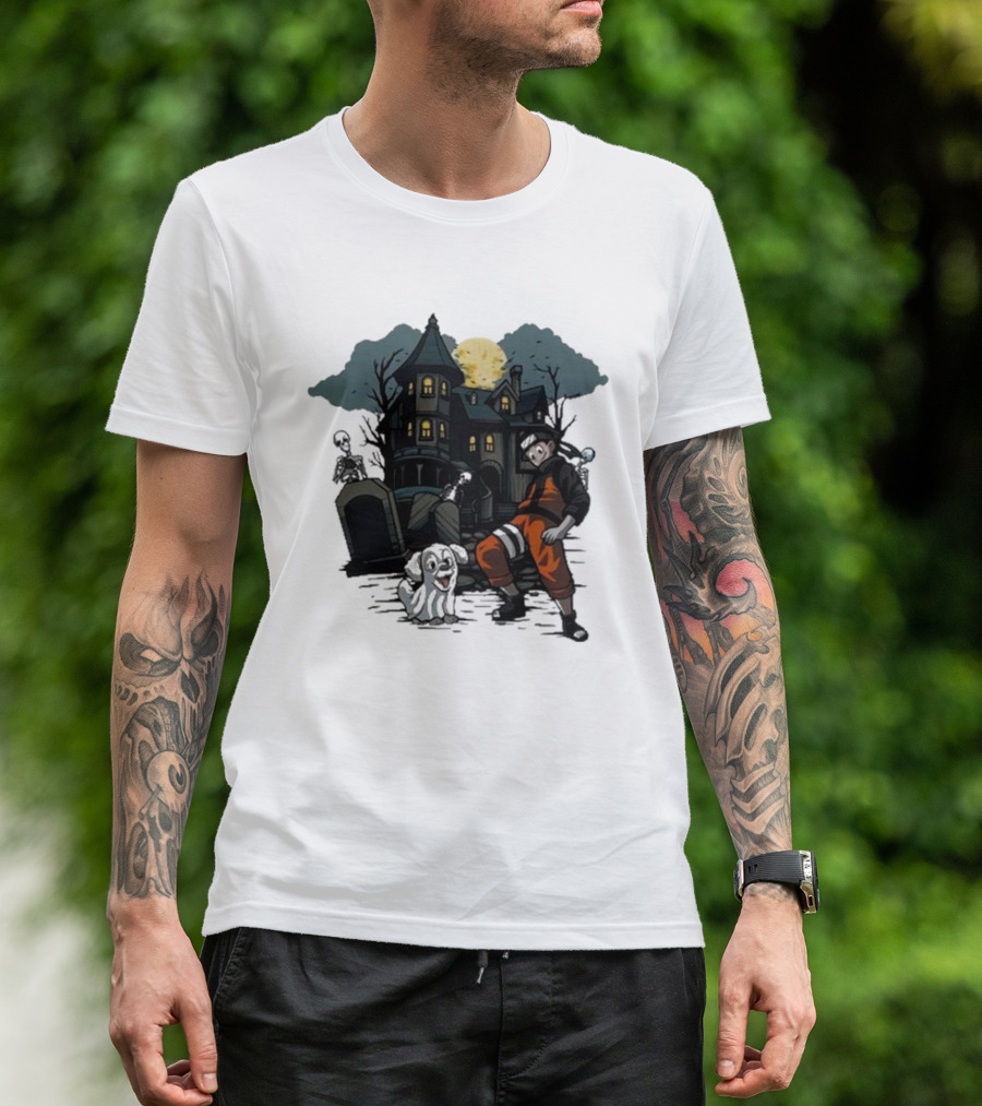 Trellirelli Spooky Night Trelli Halloween Haunted House Adventure T-Shirt