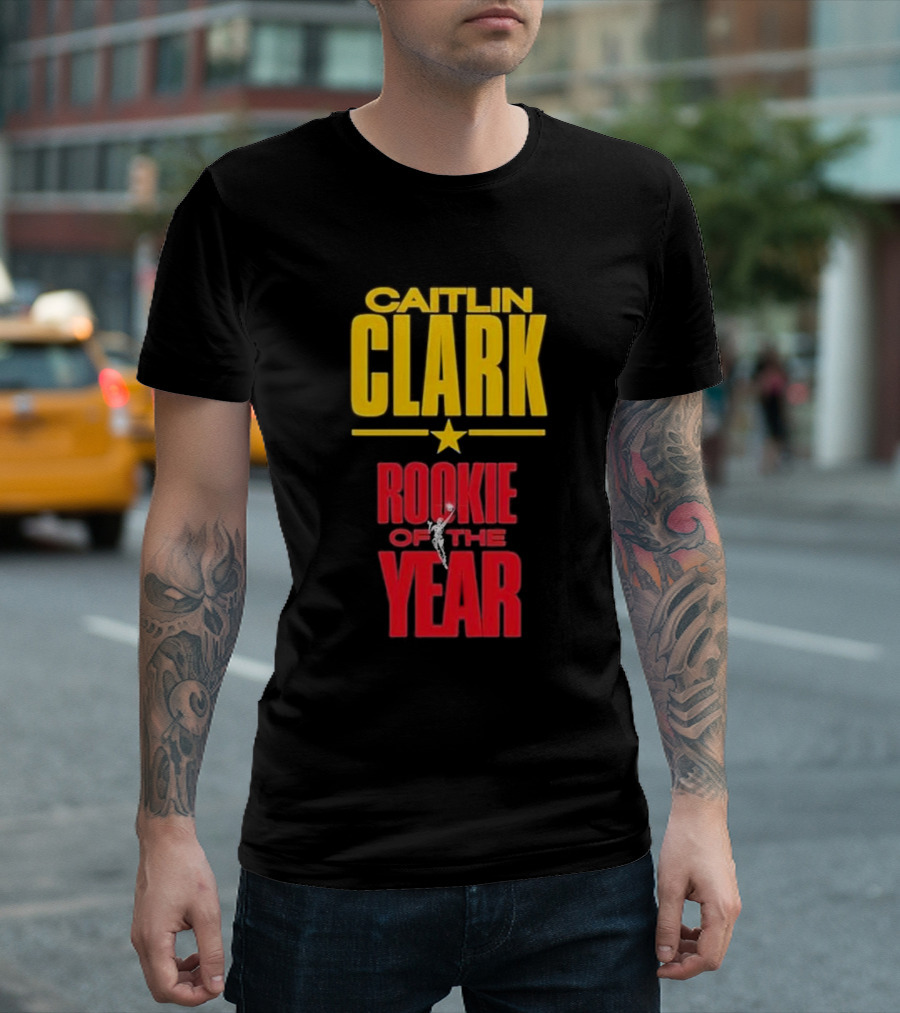 Caitlin Clark Rookie Of The Year Star Athletic Achievement 24 T-Shirt