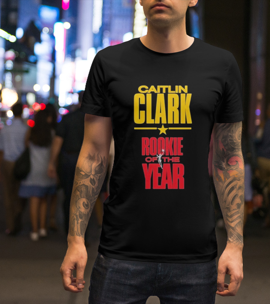 Caitlin Clark Rookie Of The Year Star Athletic Achievement 24 T-Shirt