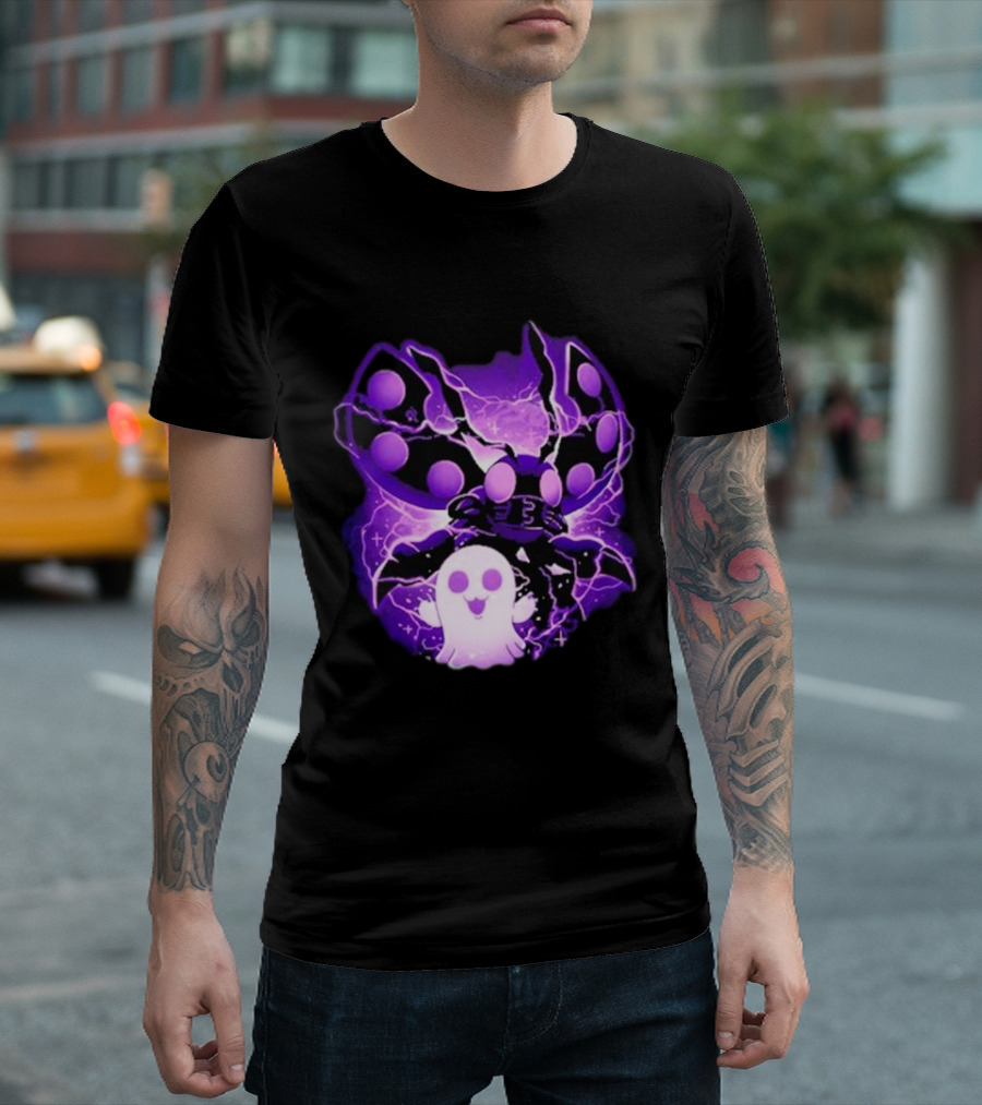 Digi Intelligence Vanilla Moth And Ghost Lightning Purple Aesthetic T-Shirt