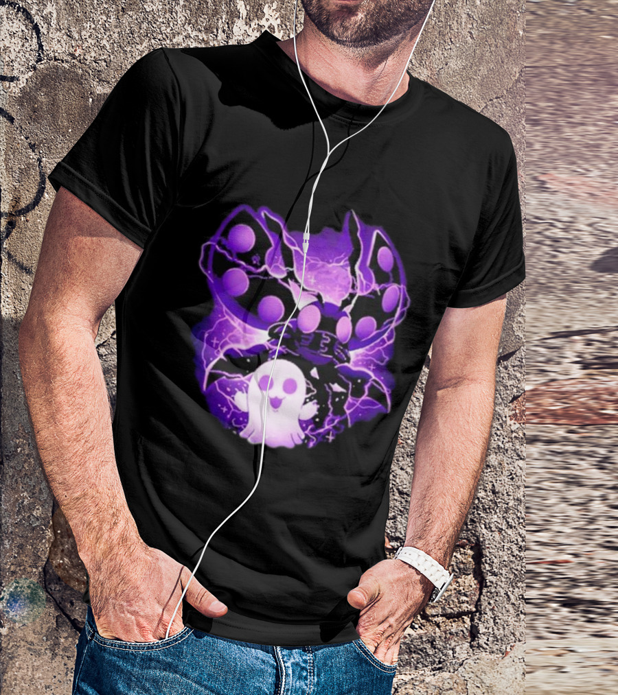 Digi Intelligence Vanilla Moth And Ghost Lightning Purple Aesthetic T-Shirt