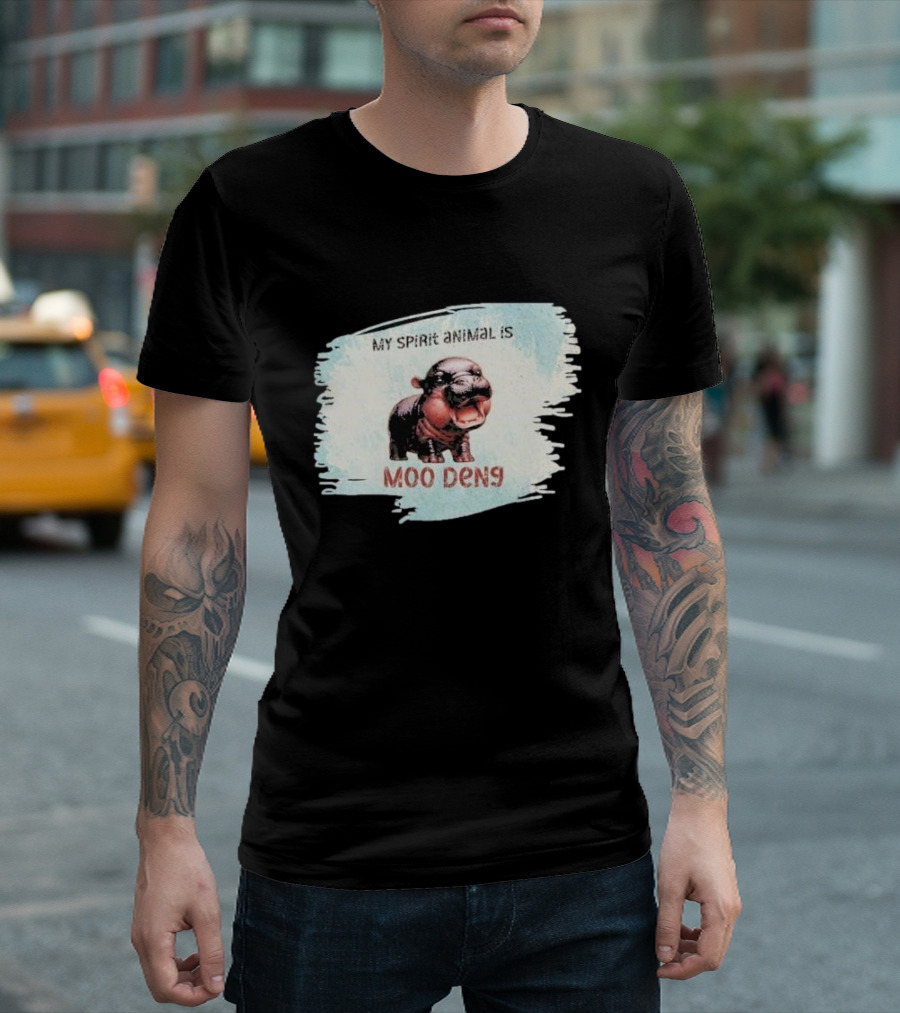 My Spirit Animal Is Moo Deng Hippopotamus T-Shirt