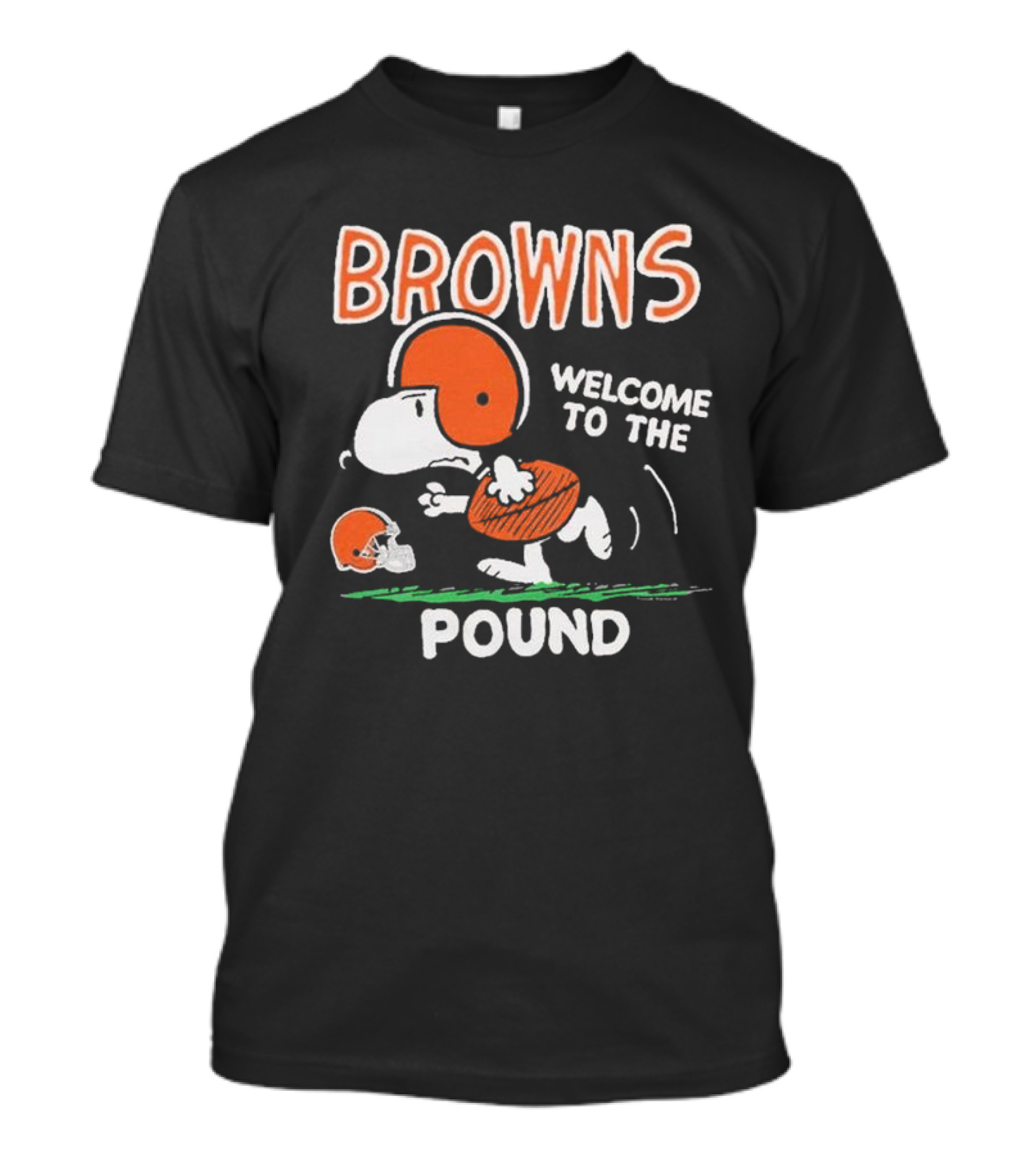 Peanuts Snoopy Cleveland Browns Welcome To The Pound T-Shirt