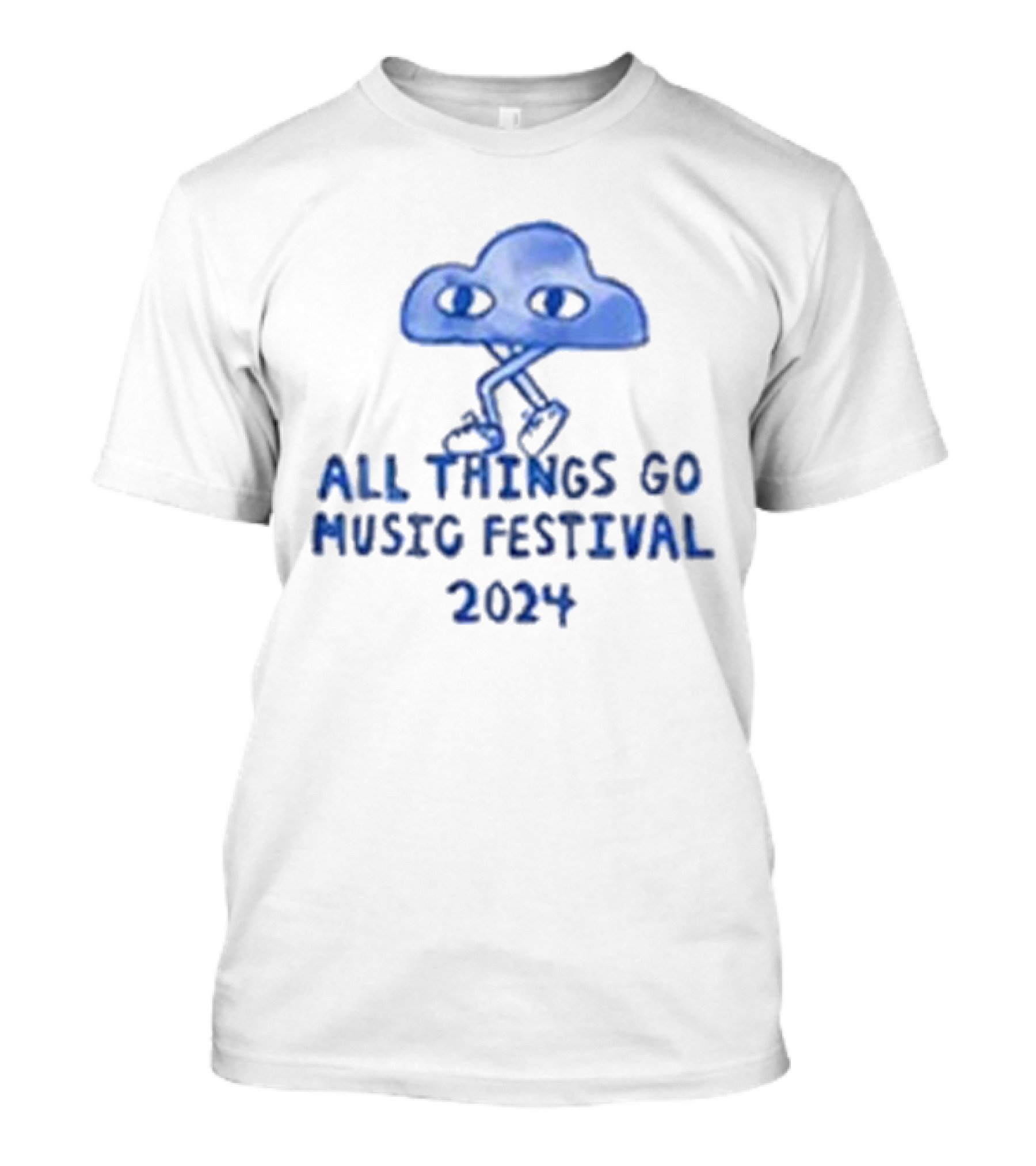 All Things Go Music Festival 2024 Cloud With Shoes T-Shirt