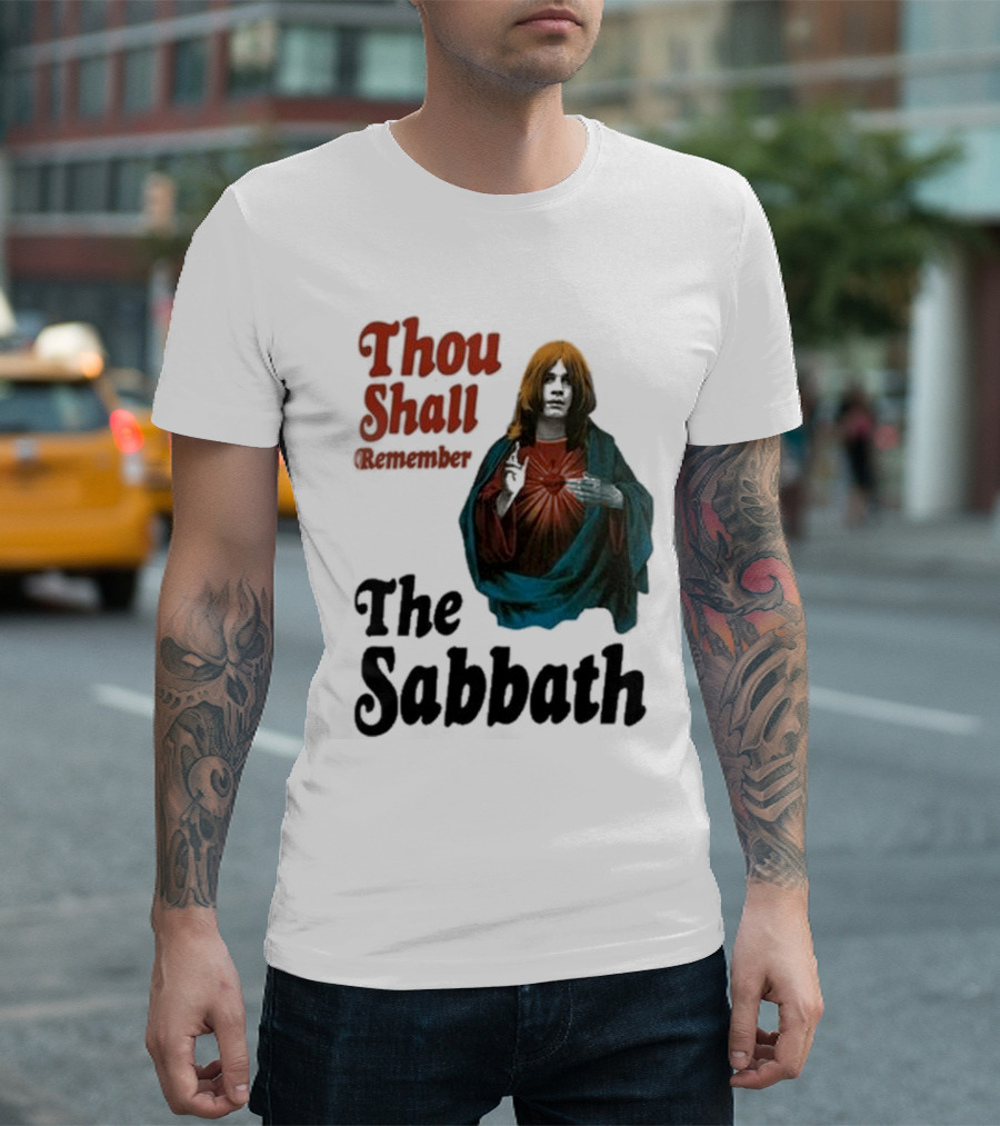 Thou Shall Remember The Sabbath Black Sabbath T-Shirt