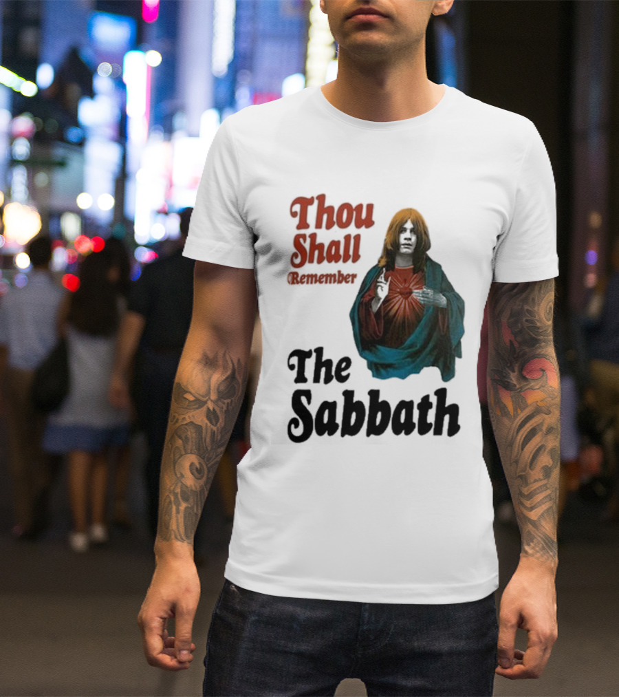 Thou Shall Remember The Sabbath Black Sabbath T-Shirt