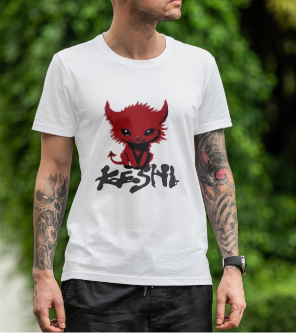 Keshi Red Devil Monster Character T-Shirt