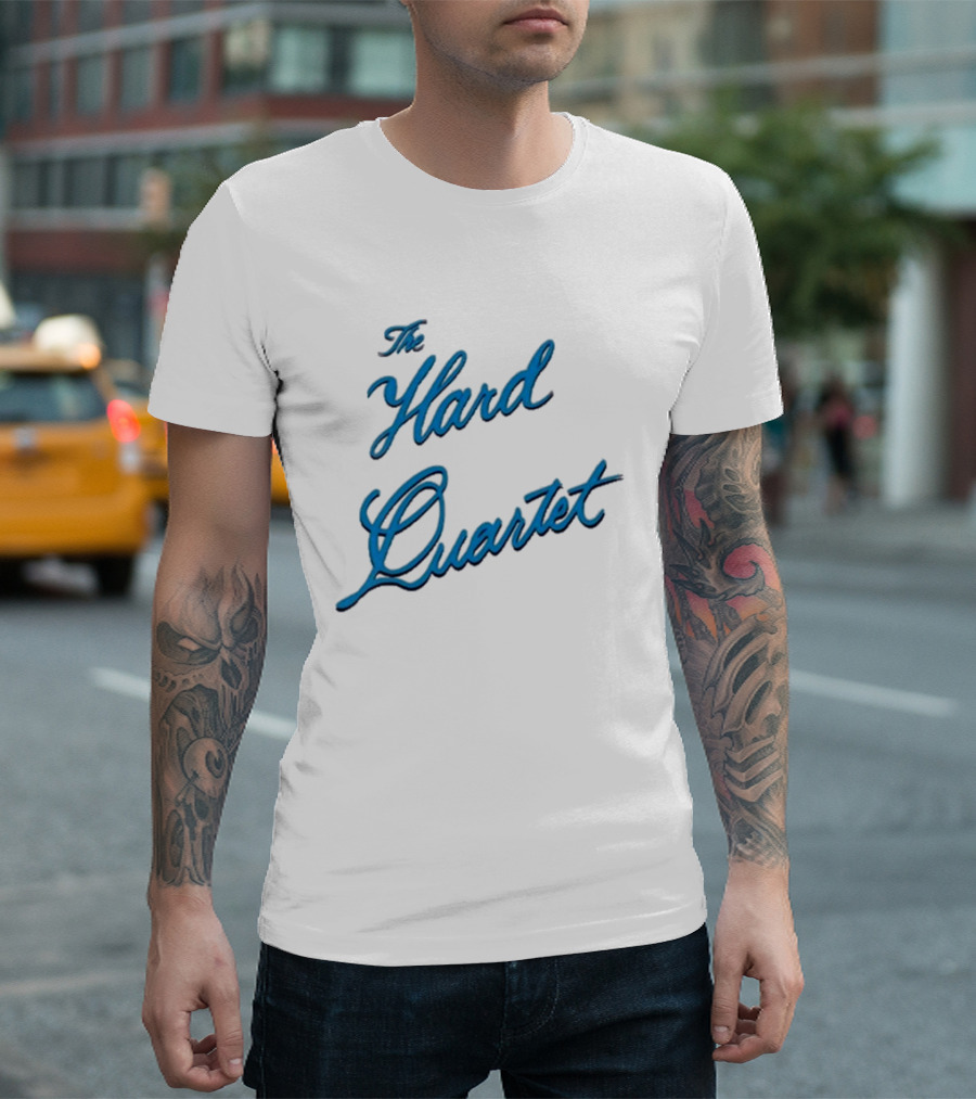 The Hard Quartet Band Blue T-Shirt