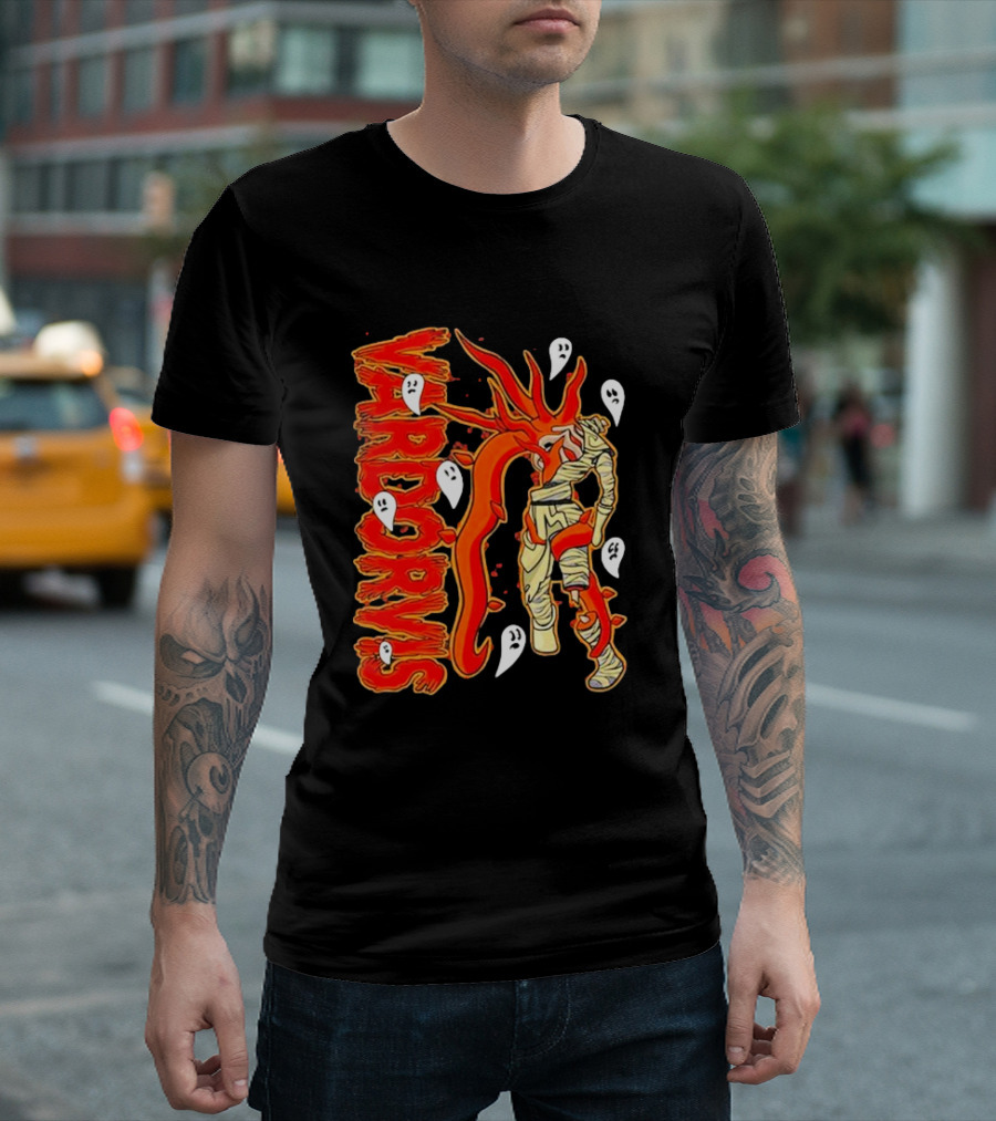 Vardorvis Mummy With Ghosts Foxes T-Shirt