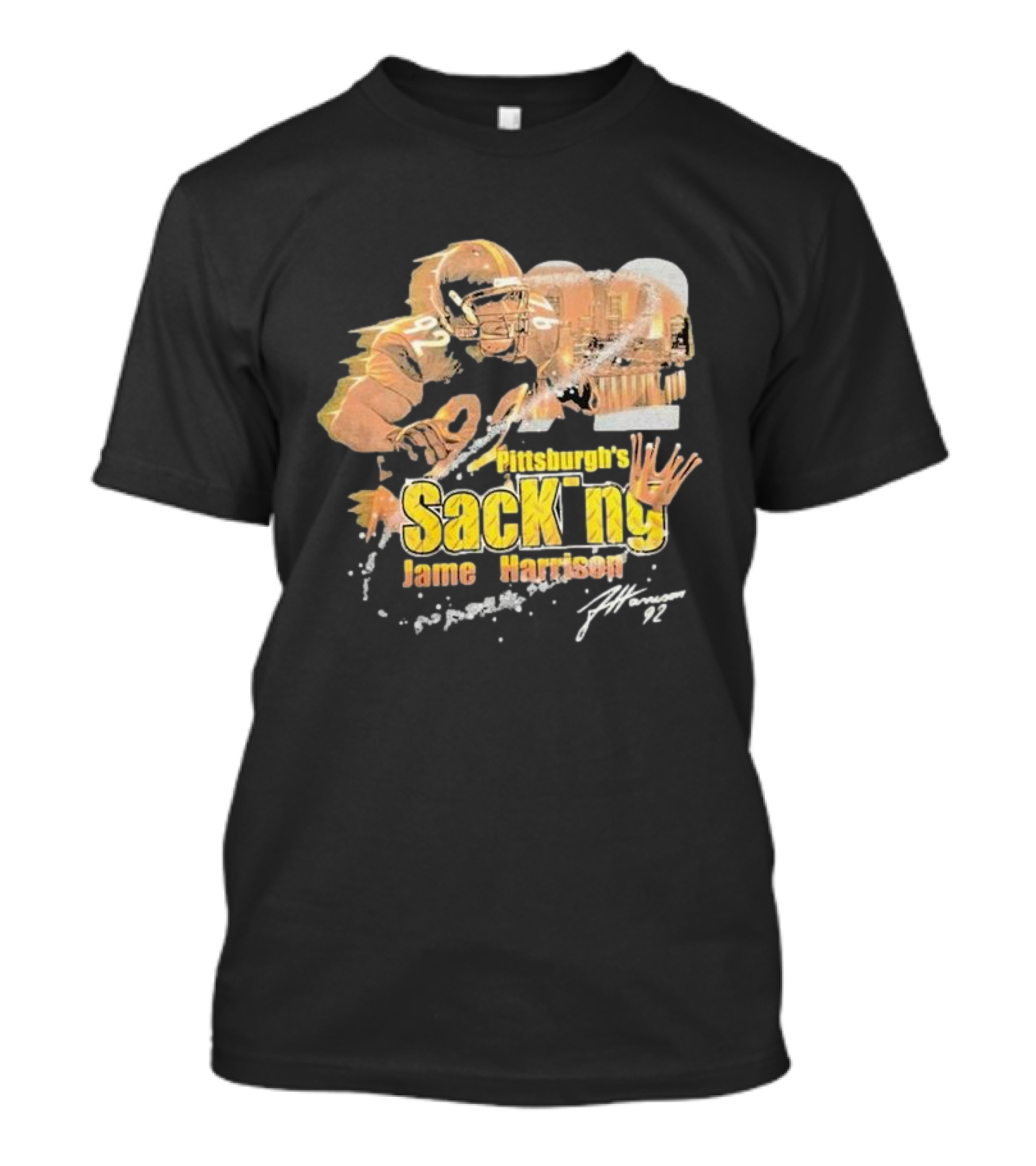 James Harrison Pittsburgh Steelers SacKing Pittsburgh's 92 T-Shirt