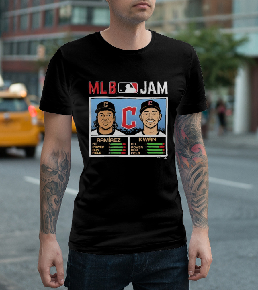 MLB Jam Guardians Ramirez Kwan T-Shirt