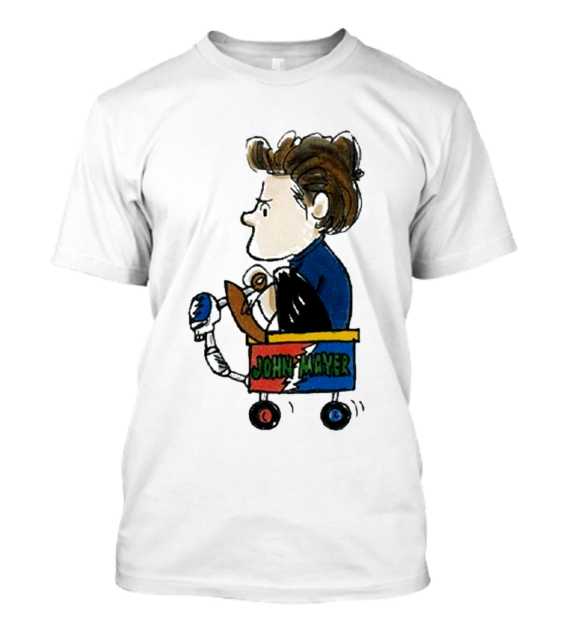 JOHN MAYER 2024 Peanuts Grateful Dead Inspired Wagon T-Shirt