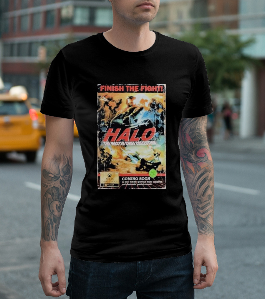 Finish the Fight Halo The Master Chief Collection Coming Soon Xbox Game Studios T-Shirt