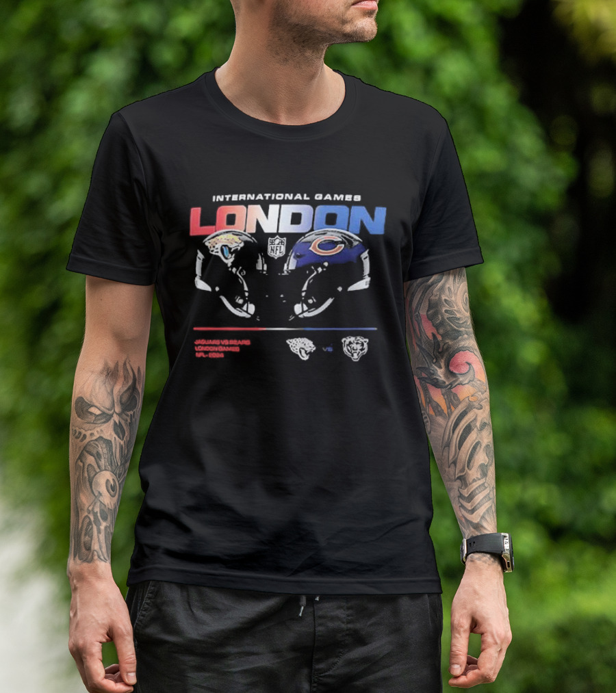 International Games London Jaguars Vs Bears NFL T-Shirt
