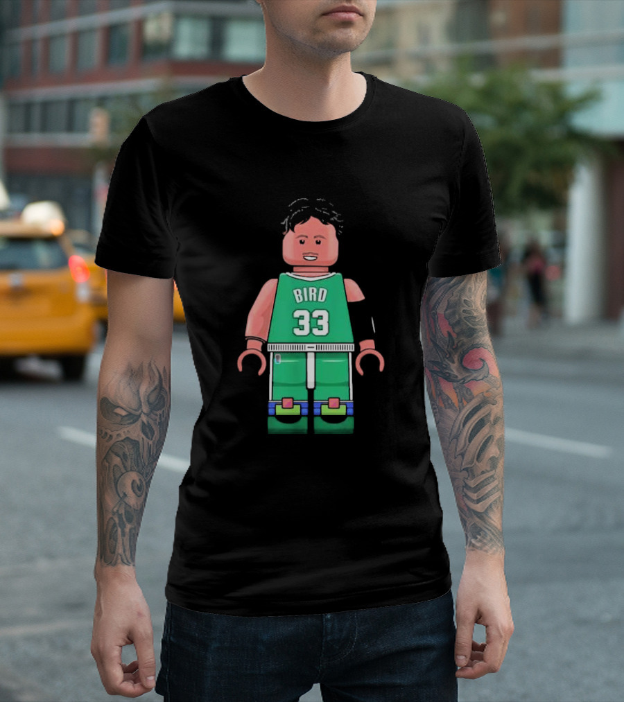 Larry Bird Lego Christmas 33 Basketball Player T-Shirt