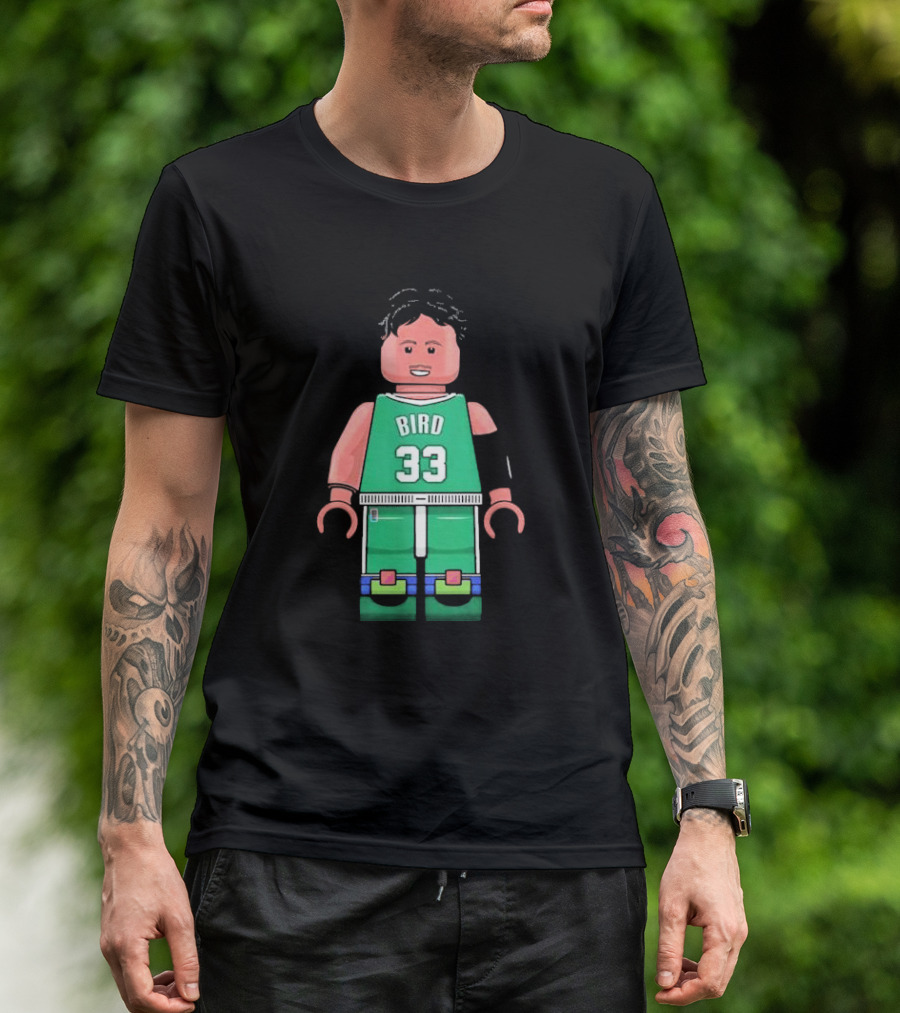 Larry Bird Lego Christmas 33 Basketball Player T-Shirt