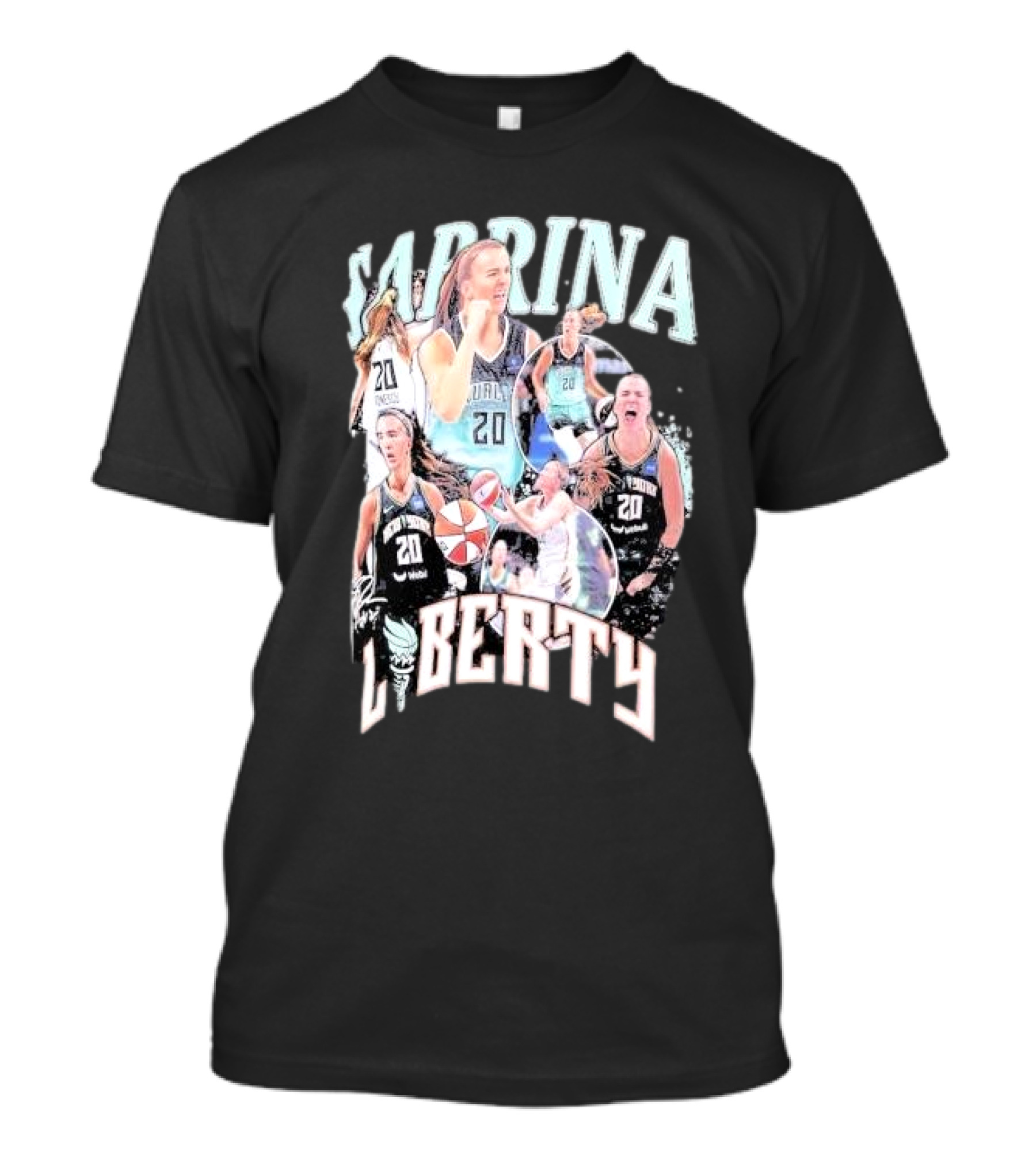 Sabrina Liberty 20 Basketball Highlights New York Liberty Stadium Essentials 2024 Crossroads T-Shirt