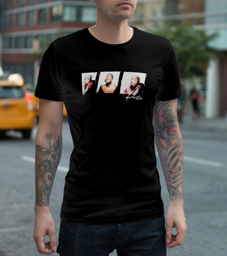 Tupac Shakur Film Strip Signature Truth T-Shirt