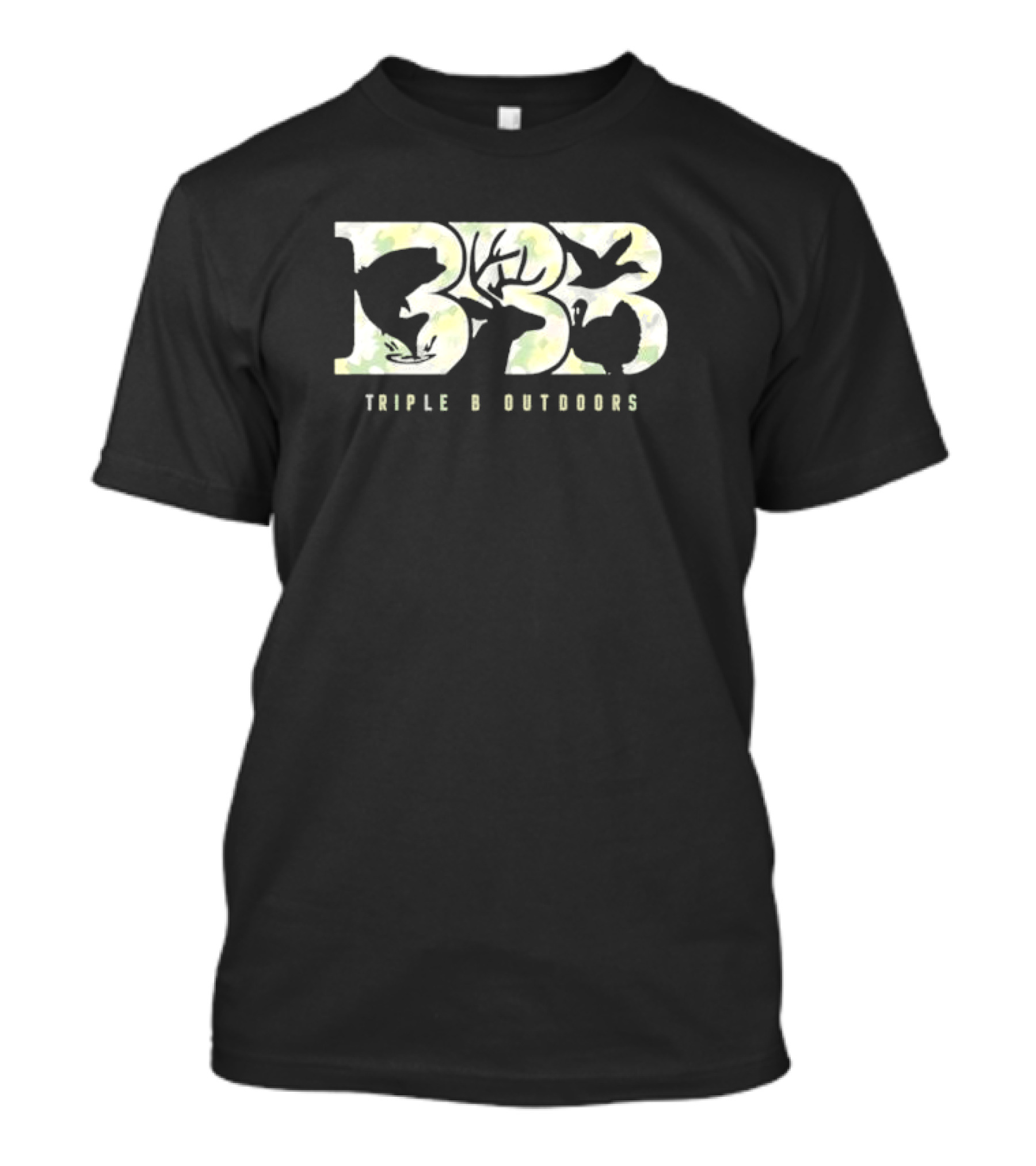 William Zachary Rushing Triple B Outdoors Green Camo Wildlife Icons T-Shirt
