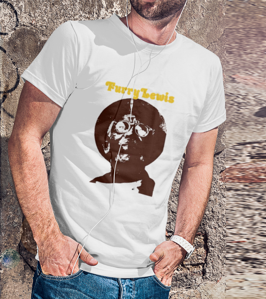 Furry Lewis Blues Old School Retro T-Shirt