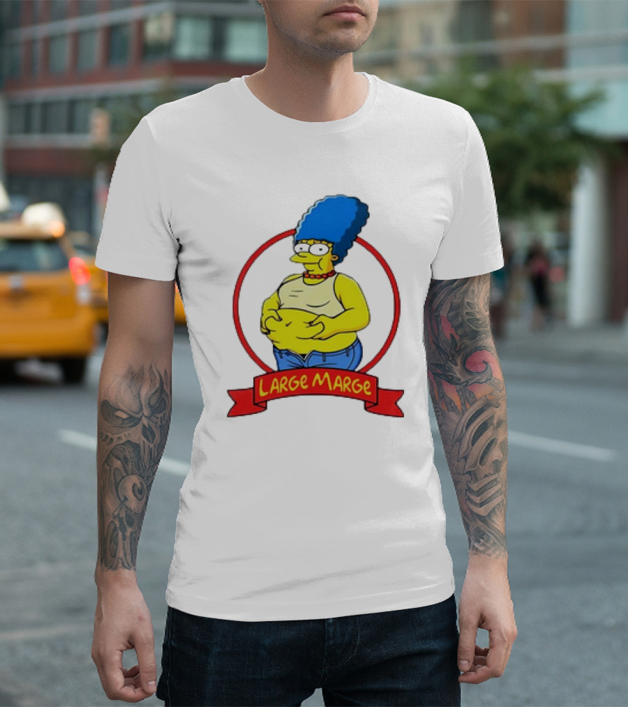 Large Marge Simpsons Cartoon Meme T-Shirt
