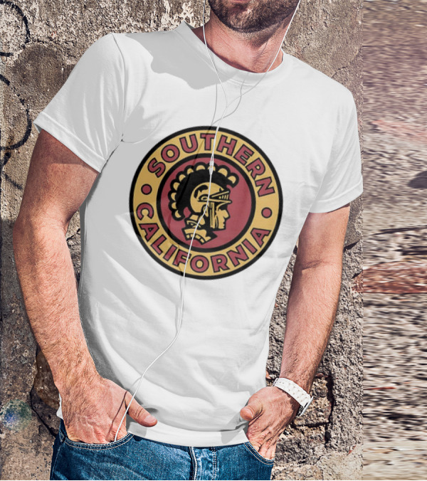 Southern California Trojan Warrior Circle Emblem T-Shirt