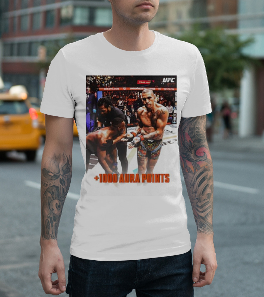 UFC Alex Pereira +1000 Aura Points Victory T-Shirt