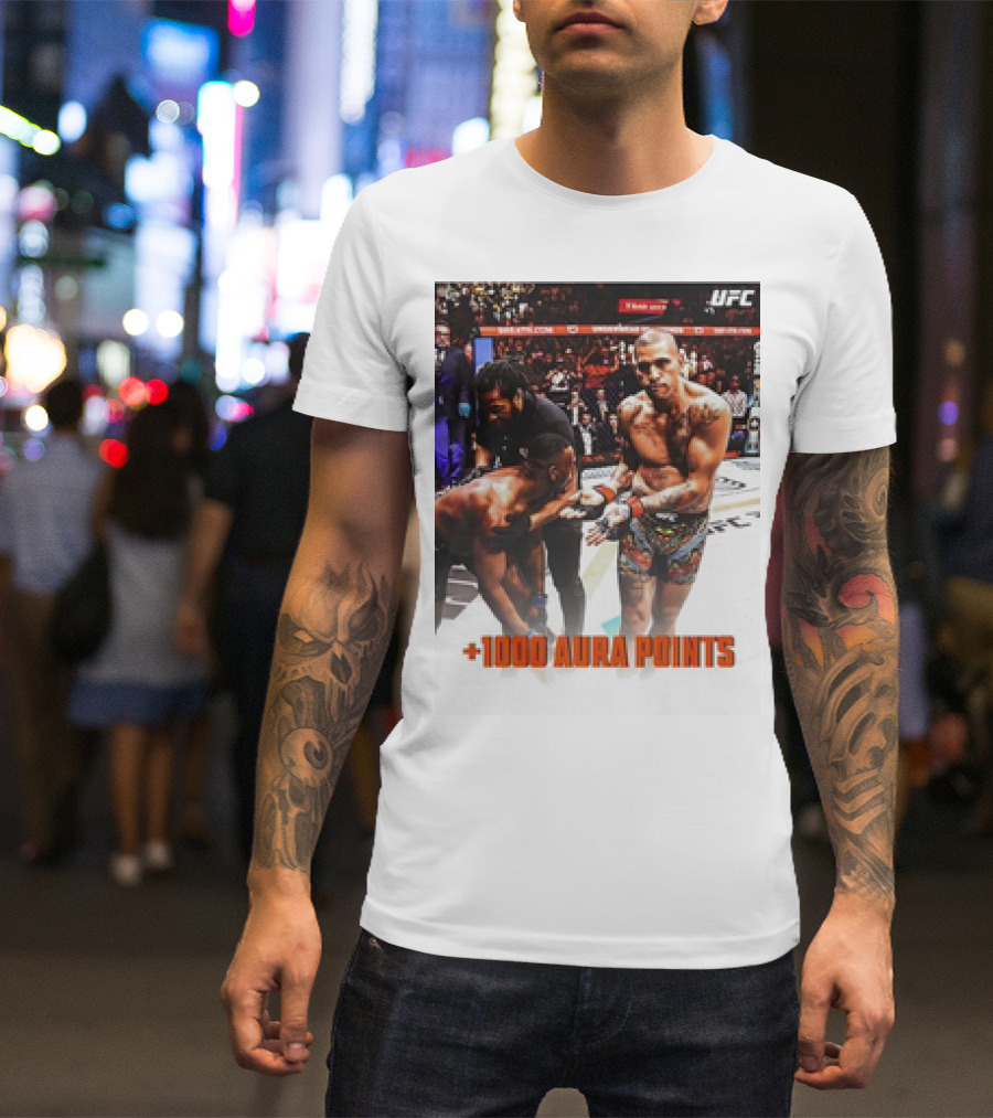 UFC Alex Pereira +1000 Aura Points Victory T-Shirt